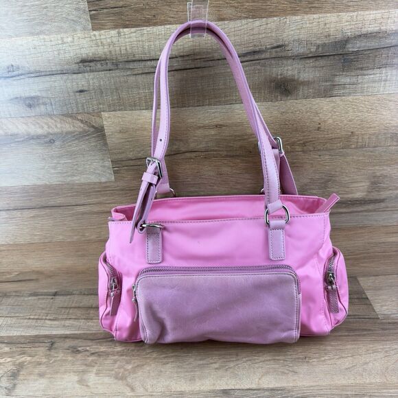 Brand New with Tags PRAGUE Dusty Rose Pink Leather Bag with Crystals Sho… - Picture 2 of 12